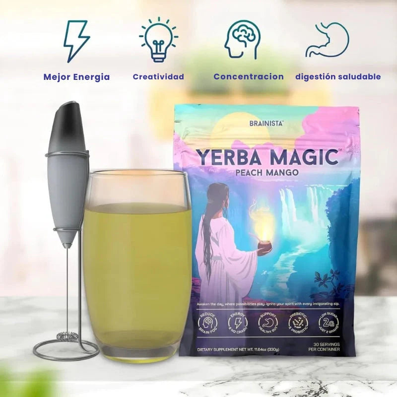 Yerba Magic - Té de Melocotón y Mango - 😍ENERGIA, VITALIDAD Y SILUETA PERFECTA