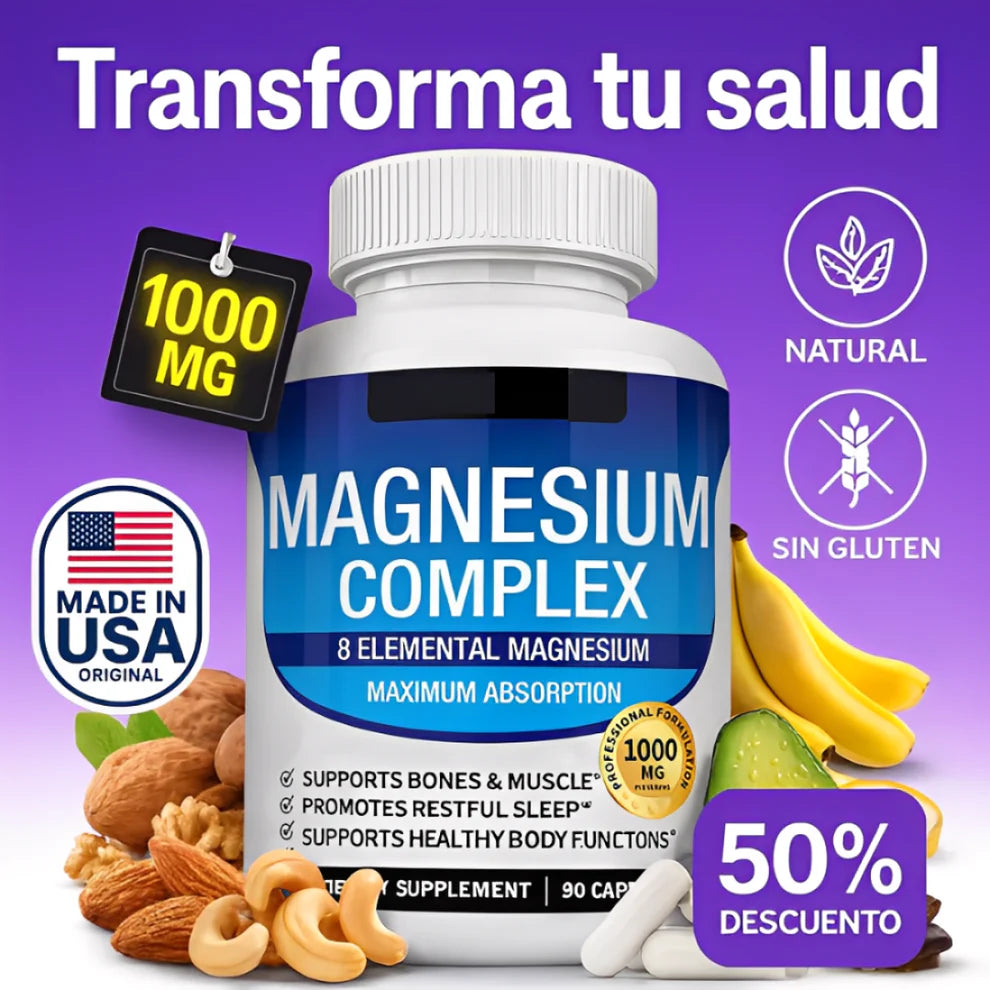 Magnesio Complex™ – 8 en 1 para tu salud y energía diaria. - primebox