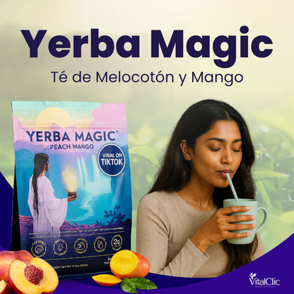 Yerba Magic - Té de Melocotón y Mango - 😍ENERGIA, VITALIDAD Y SILUETA PERFECTA