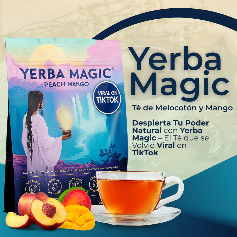 Yerba Magic - Té de Melocotón y Mango - 😍ENERGIA, VITALIDAD Y SILUETA PERFECTA