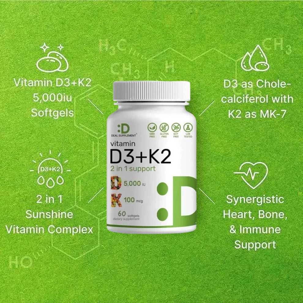 Suplemento de vitamina D3K2
