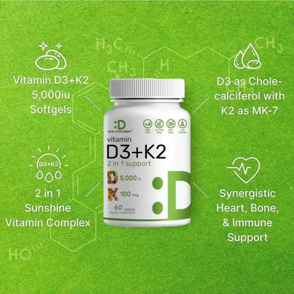 Suplemento de vitamina D3K2