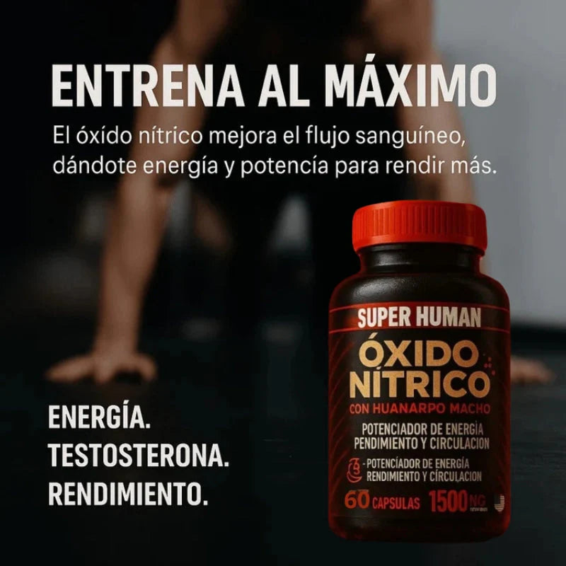 OXIDO NITRICO para Energía, Potencia y Rendimiento