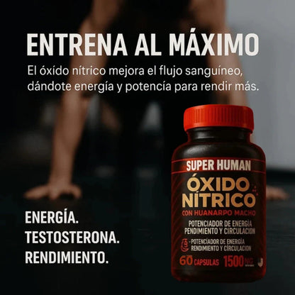 OXIDO NITRICO para Energía, Potencia y Rendimiento