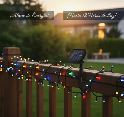 SmartLight® - Luces Navideñas Con Panel Solar