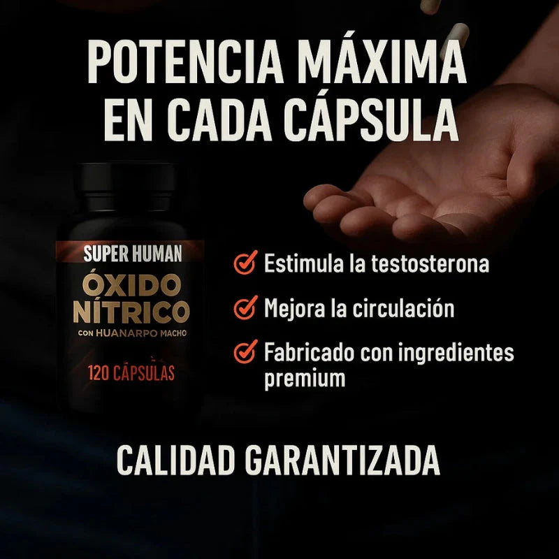 OXIDO NITRICO para Energía, Potencia y Rendimiento