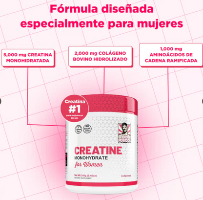 Monohidrato de creatina para mujeres OFERTA 2X1 ✅ 🔥