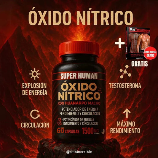 OXIDO NITRICO para Energía, Potencia y Rendimiento