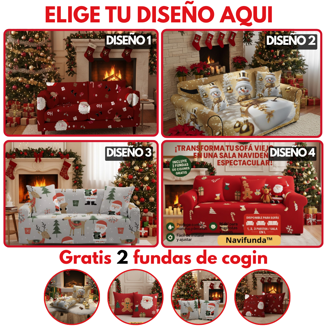 🎄FUNDA NAVIDEÑA PREMIUN